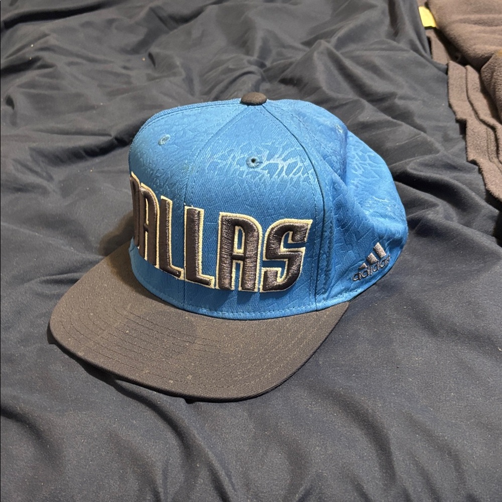 Adidas Blue and Black Dallas Cap